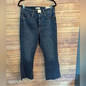 NWTs, Loft Cropped High Rise Denim Jeans Sz 12